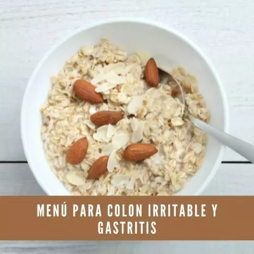 Menú para colon irritable y gastritis